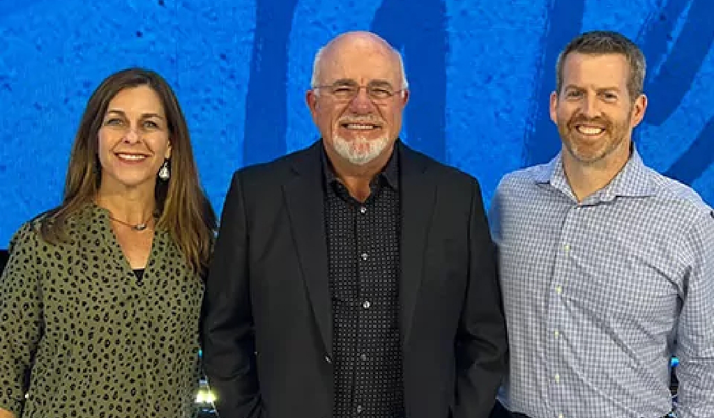 Picture of Xact Warehouse Solutions with Dave Ramsey of Ramsey Solutions.